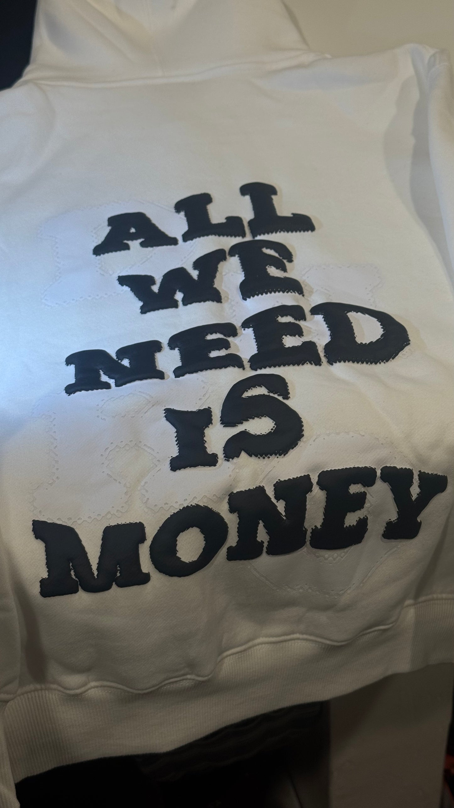 DnroFacil White Hoodie